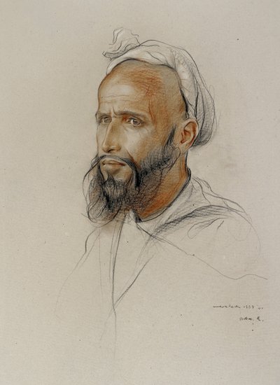 Portret van een Arabier door Philip Alexius de Laszlo