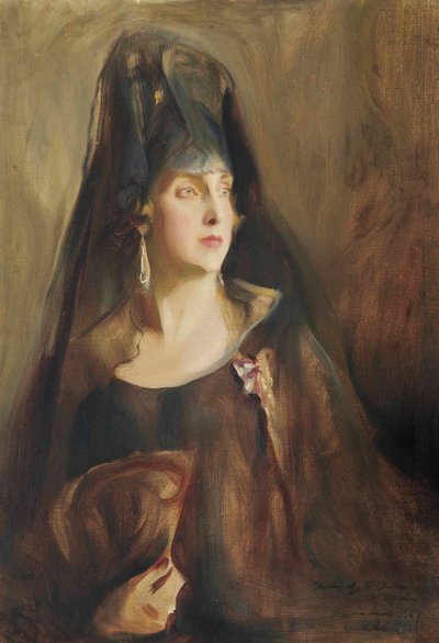 Koningin Victoria Eugenie van Spanje 1887-1969, 1927 door Philip de László