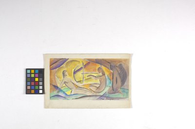 Schets Voor Fresco, datum onbekend door Philip Ayer Sawyer