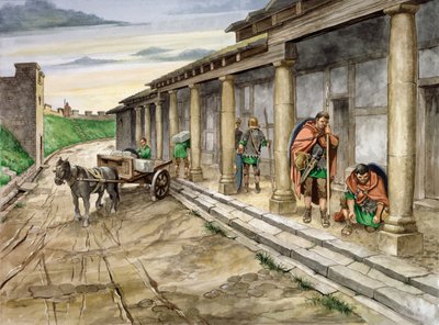 Housesteads Romeins Fort door Philip Corke
