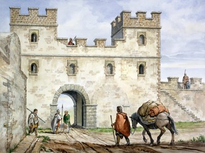 Housesteads Romeins Fort, 3e eeuw, ca. 1990-2010 door Philip Corke