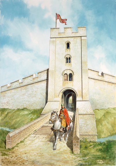 Sherborne Oud Kasteel, 13e eeuw, 1990-2010 door Philip Corke