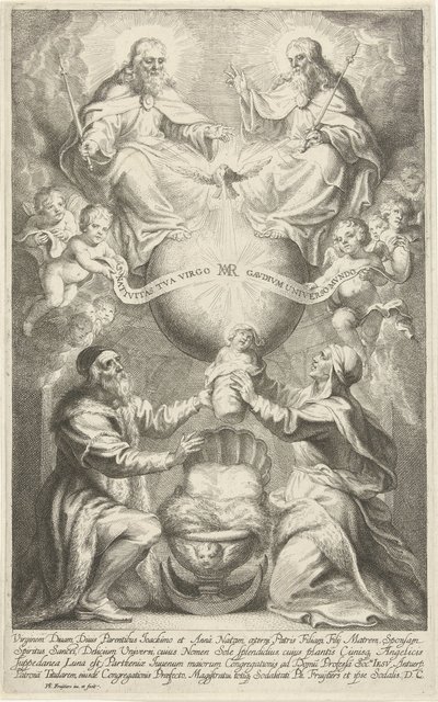 Opdracht van de heilige Maagd Maria door Philip Fruytiers