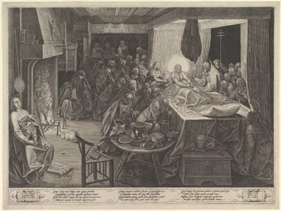 De Dood van de Maagd door Philip Galle