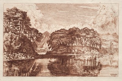 Het Meer door Philip Gilbert Hamerton