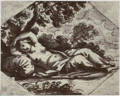 A Sleeping Beauty door Philip Henry Delamotte