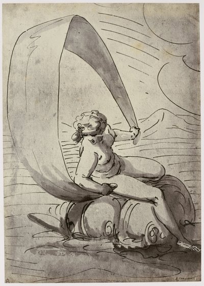 Cangiasi, Galathea door Philip Henry Delamotte