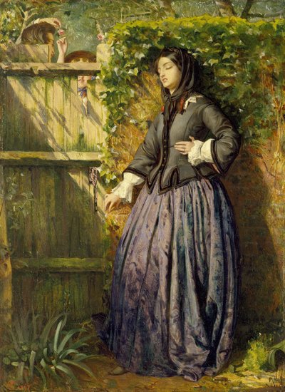 Gebroken geloften, 1857 door Philip Hermogenes Calderon