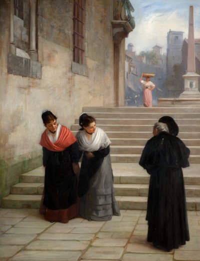 Zijn Eerwaarde, 1876 door Philip Hermogenes Calderon