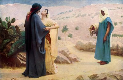 Ruth en Naomi, 1886, 1936 door Philip Hermogenes Calderon