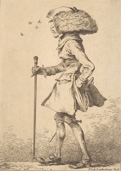 Van Warwick Lane door Philip James de Loutherbourg
