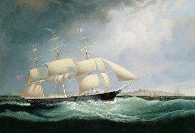 Het schip Revenue door Philip John Ouless