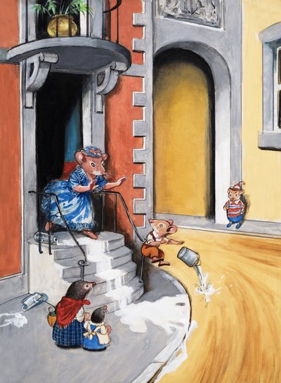 De stadsmuis en de plattelandsmuis door Philip Mendoza