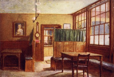 Koffiekamer van Old Bell Inn, Holborn, 1897 door Philip Norman