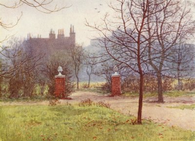 Tuin vanaf Scarsdale Huis, Kensington, 1892 door Philip Norman