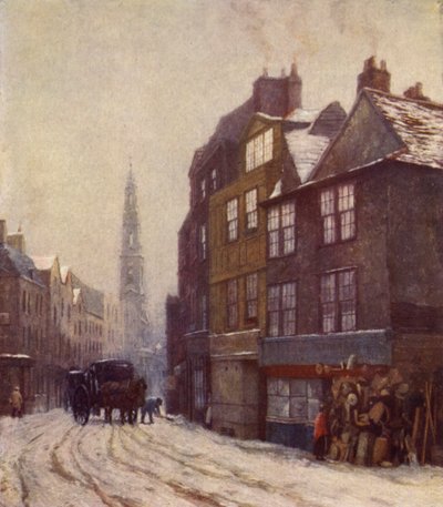 Nell Gwyns Verblijf, Drury Lane, Februari 1881 door Philip Norman