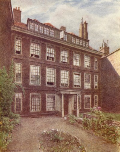 Nr. 10 Nevills Court, Fetter Lane, 1891 door Philip Norman