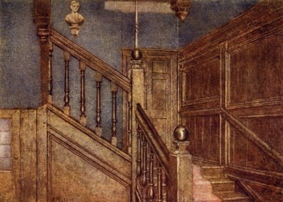 Trap van Sandford Manor Huis, 1898 door Philip Norman