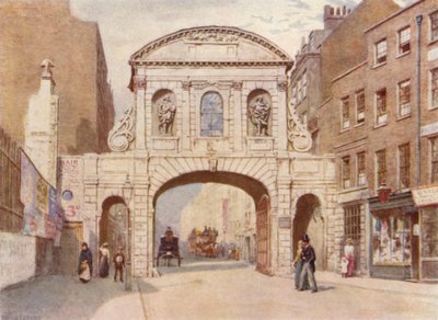 Temple Bar, 1876 door Philip Norman
