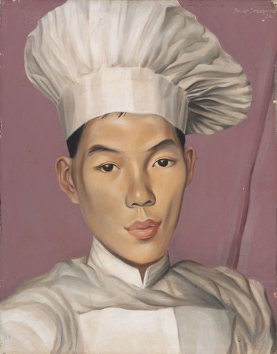 De Chinese Chef (Portret van Hing) door Philip Steegman