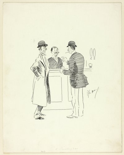 Een drinkbar door Philip William May
