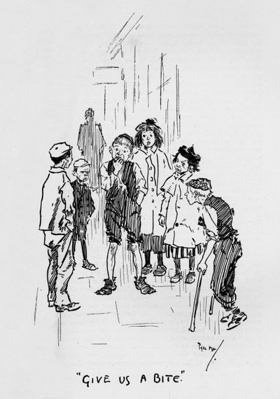 Geef Ons een Hap, ca. 1900 door Philip William May