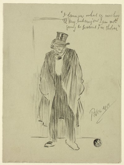 De moderne troubadour door Philip William May