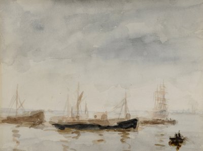 (aquarel op papier) door Philip Wilson Steer
