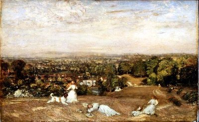 Kinderen Spelen, Ludlow Walks door Philip Wilson Steer