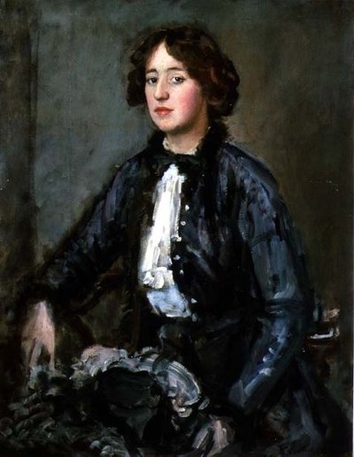Portret van een dame door Philip Wilson Steer