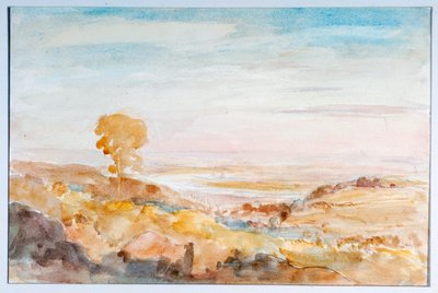 Severn Valley boven Newnham, vanaf Littledean, ca. 1909 door Philip Wilson Steer