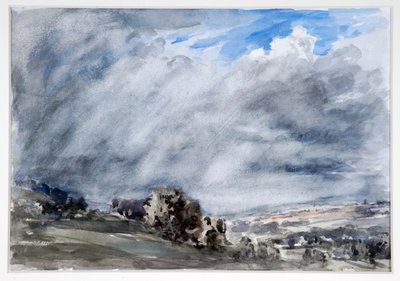 Stormachtige dag, Gloucestershire, c.1902 door Philip Wilson Steer