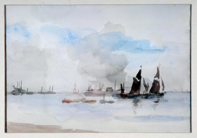 Thames Aken, Greenhithe door Philip Wilson Steer