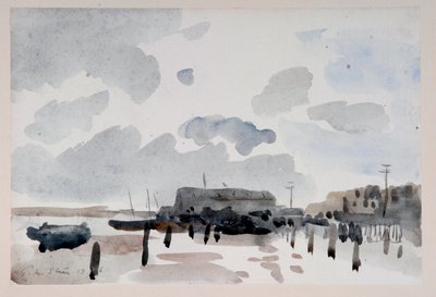 De kade, Shoreham door Philip Wilson Steer