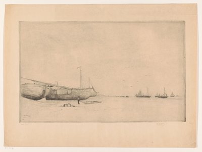 Strand van Scheveningen door Philip Zilcken (signed by artist)