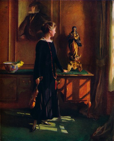 Lucy de Laszlo, de vrouw van de kunstenaar, 1919 door Philip de László
