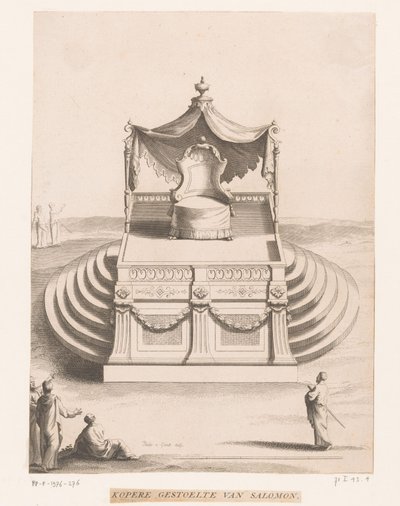 Koperen troon van Salomon door Philip van Gunst