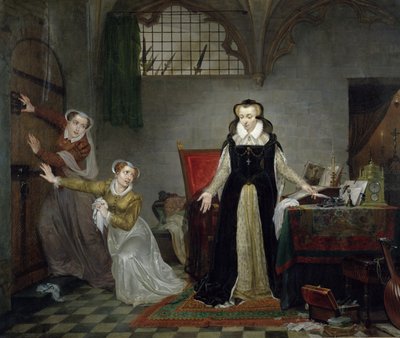 Mary Stuart op het moment van vertrek naar haar executie door Philipe Jacques van Bree