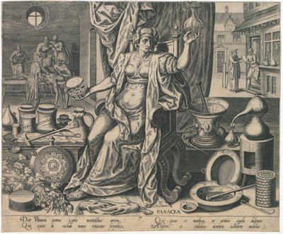Panacea, 1574 door Philipp Galle