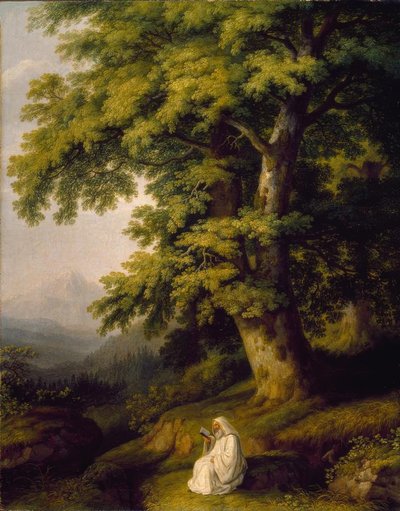 Het bos van Camaldoli door Philipp Hackert