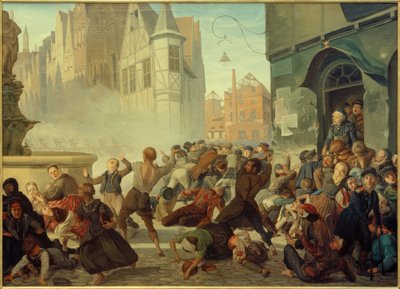 Bestorming van Backhaus Breslau door Philipp Hoyoll