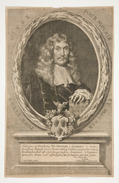 Portret van Joachim von Sandraert door Philipp Kilian