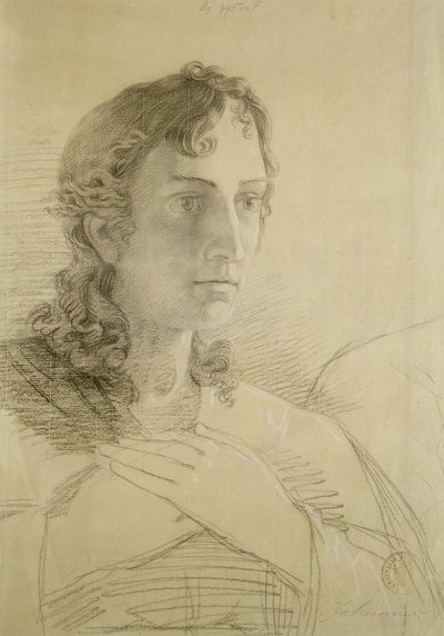 Hoofd en handen van St. Johannes door Philipp Otto Runge