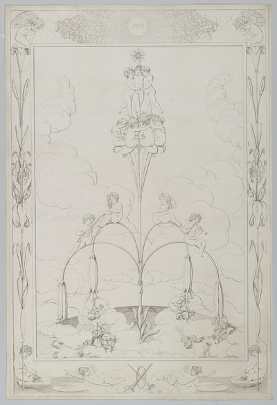 Ochtend (Der Morgen) door Philipp Otto Runge
