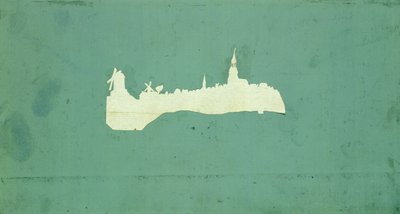 Uitzicht op Hamburg door Philipp Otto Runge