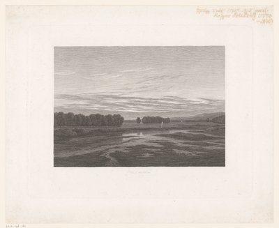 Gezicht op de Elbe door Philipp Veith