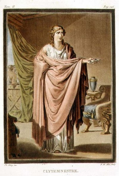 Clytemnestra, kostuum voor 