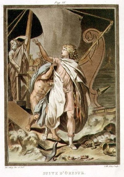 Het Gevolg van Orestes, kostuums voor 