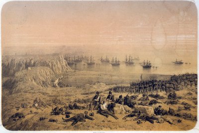 Krimoorlog: de Slag bij de Alma op 20/09/1854. Illustratie door Philippe Benoist