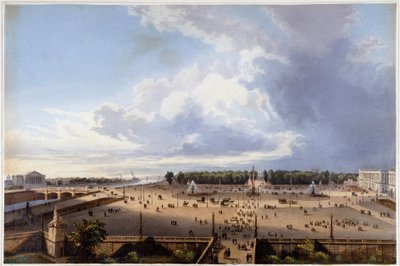 La Place de la Concorde - in 